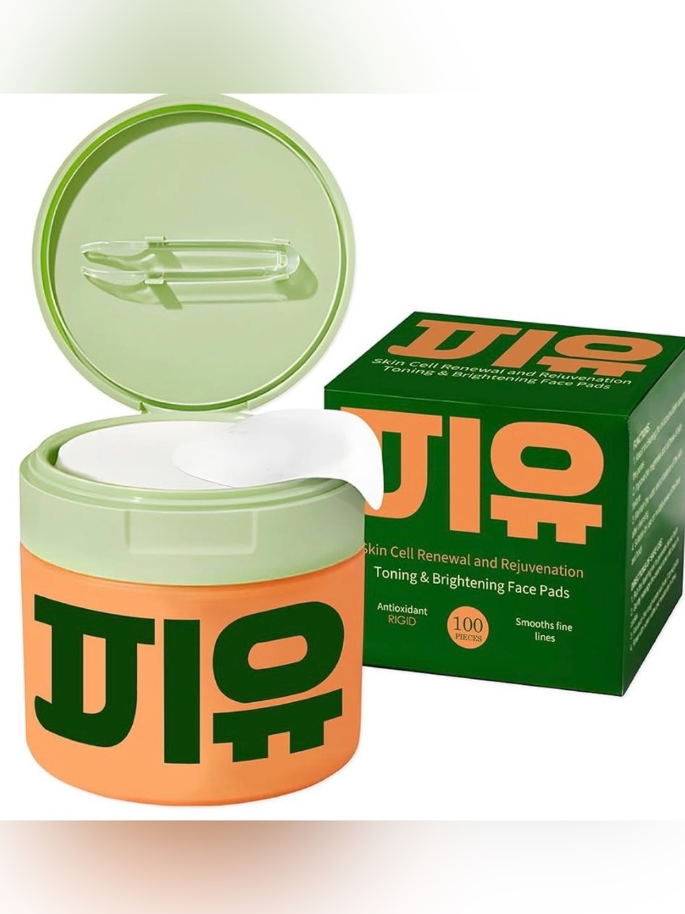 Jiyu Renewal and Rejuvenation Toning & Brightening Face Pads - 100